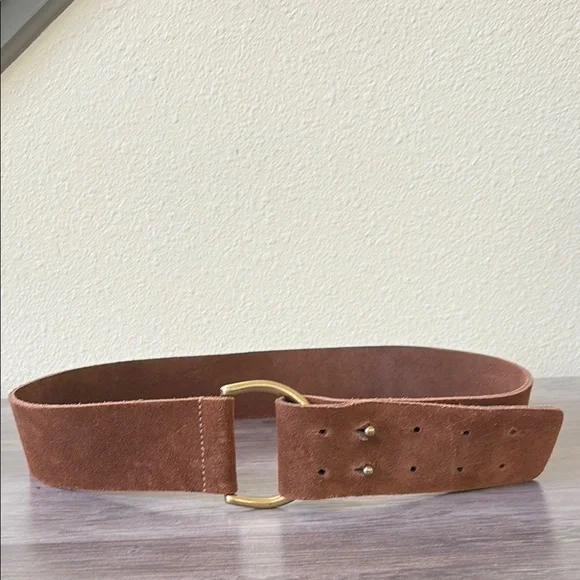 GAP Brown Leather Belt Size Small - Picture 5 of 13